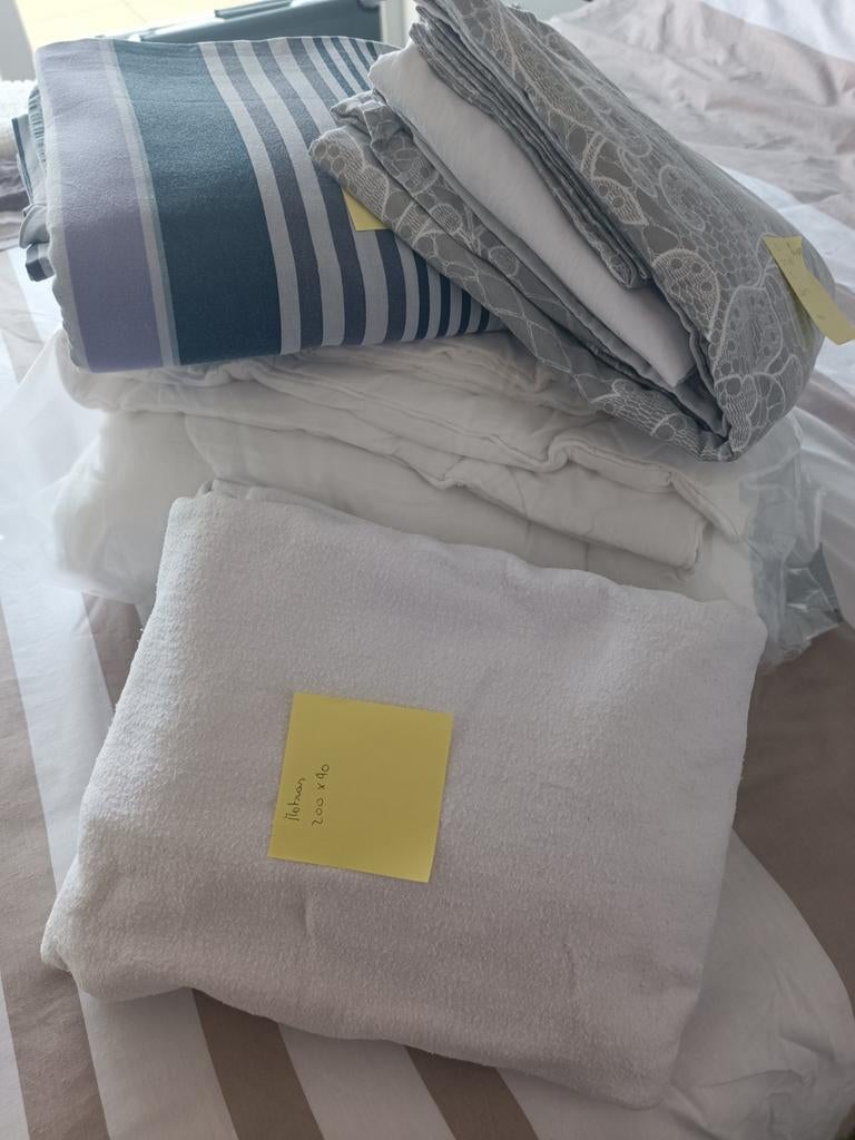 Dekbed en laken set 1 pers, Ophalen, Zo goed als nieuw