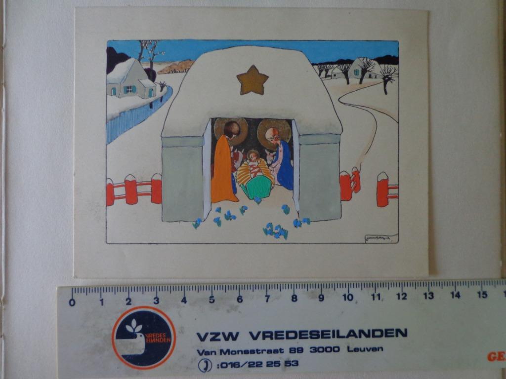 album met 30 prenten van Jeanne Hebbelynck, Antiek en Kunst, Ophalen of Verzenden