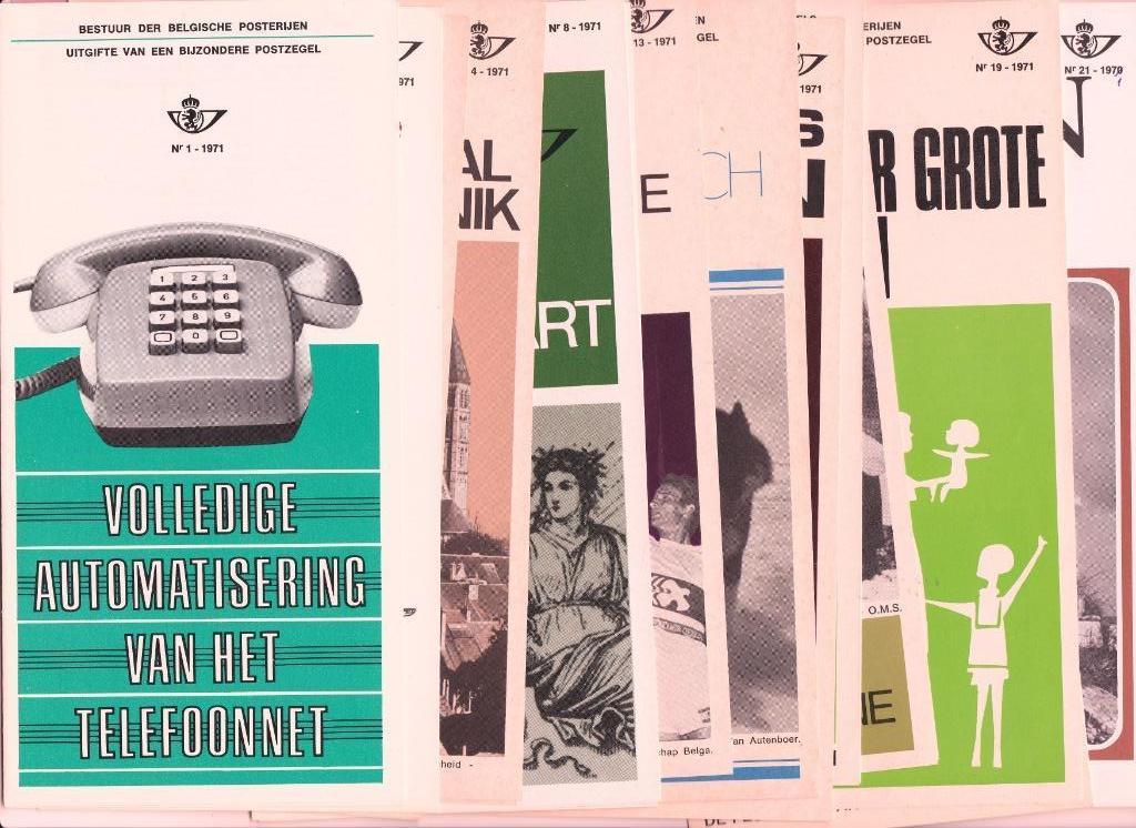 BELGIË - UITGIFTE VAN EEN BIJZONDERE POSTZEGEL 1971, Enlèvement ou Envoi, Europe