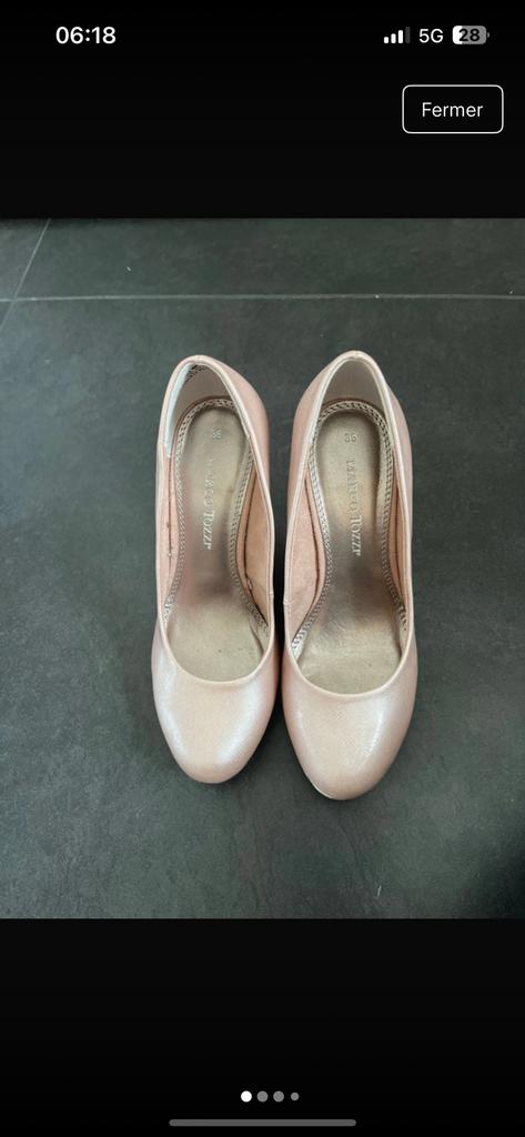 Escarpins Marco Tozzi 36, Rose, Comme neuf, Enlèvement, Chaussures
