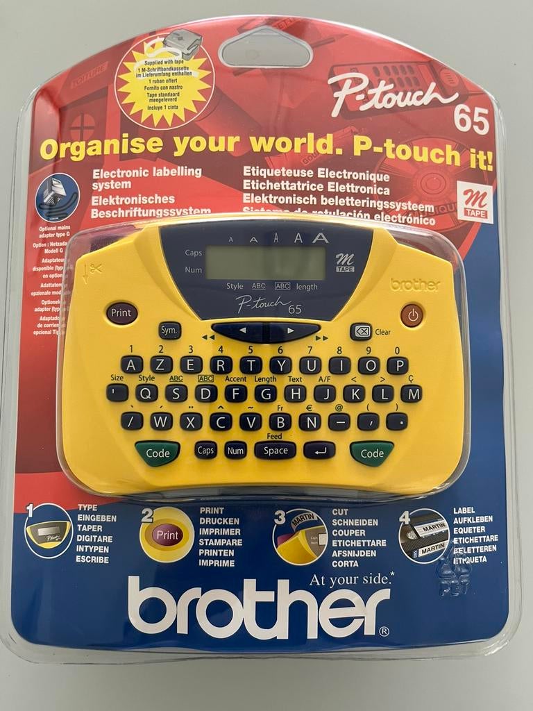 Brother P-touch 65, Neuf, Enlèvement ou Envoi, Étiquette en bande, Azerty