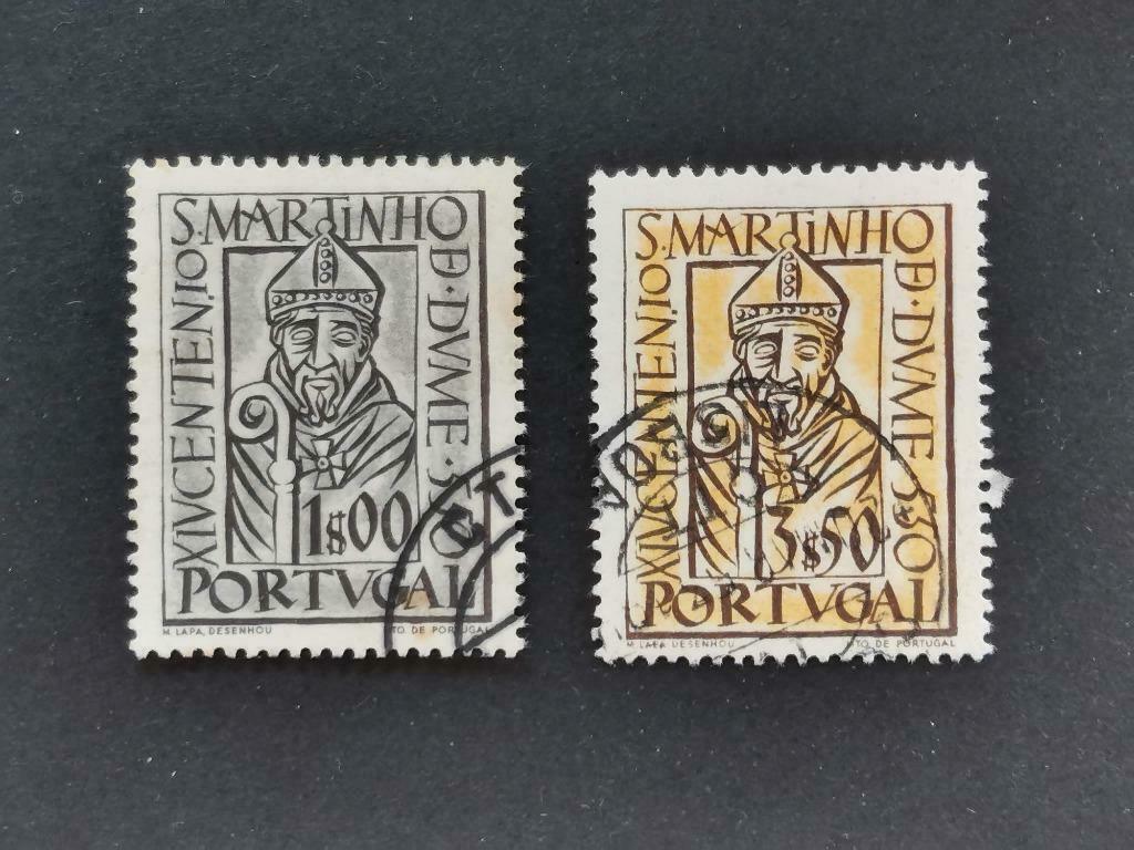 Portugal 1953 - série Saint-Martin, Envoi, Portugal, Affranchi