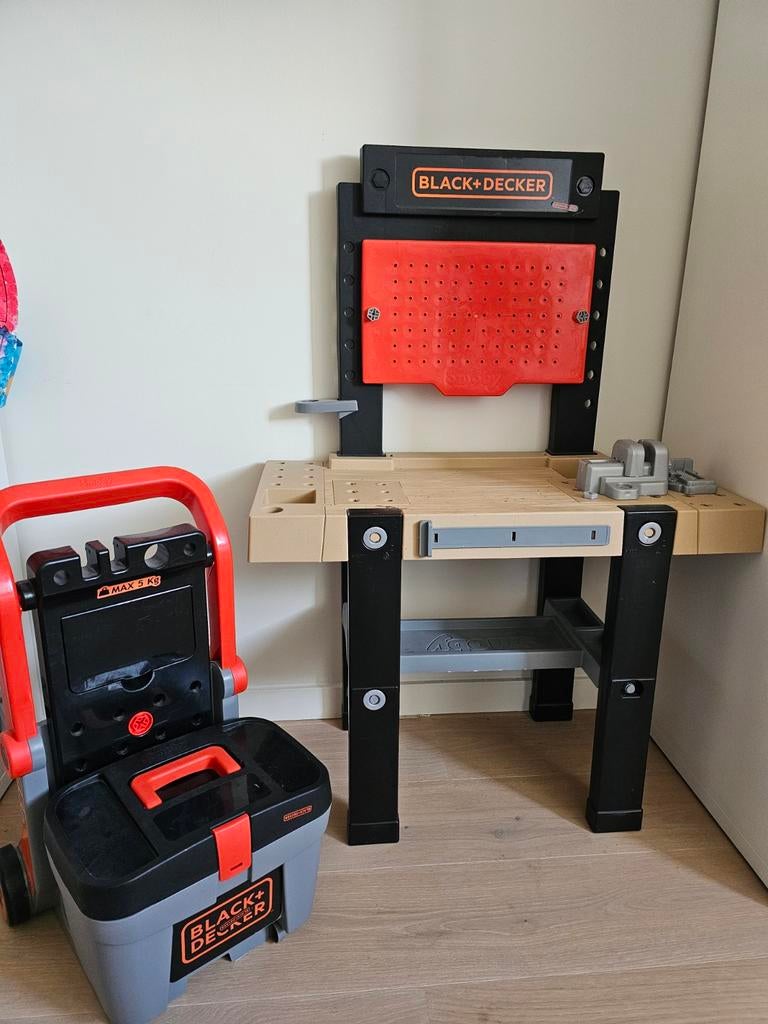 Black & Decker speelgoed werkbank met toebehoren, Kinderen en Baby's, Ophalen
