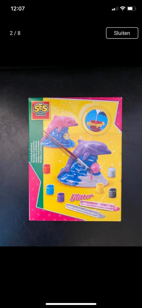 🍄 SES . Gieten en Schilderen ( NIEUW in gesloten verpakking, Ophalen of Verzenden, Nieuw, Knutselen