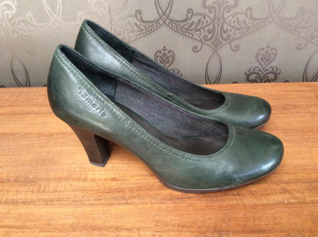 Groene pumps Tamaris 38, Tamaris, Pumps, Ophalen of Verzenden, Zo goed als nieuw