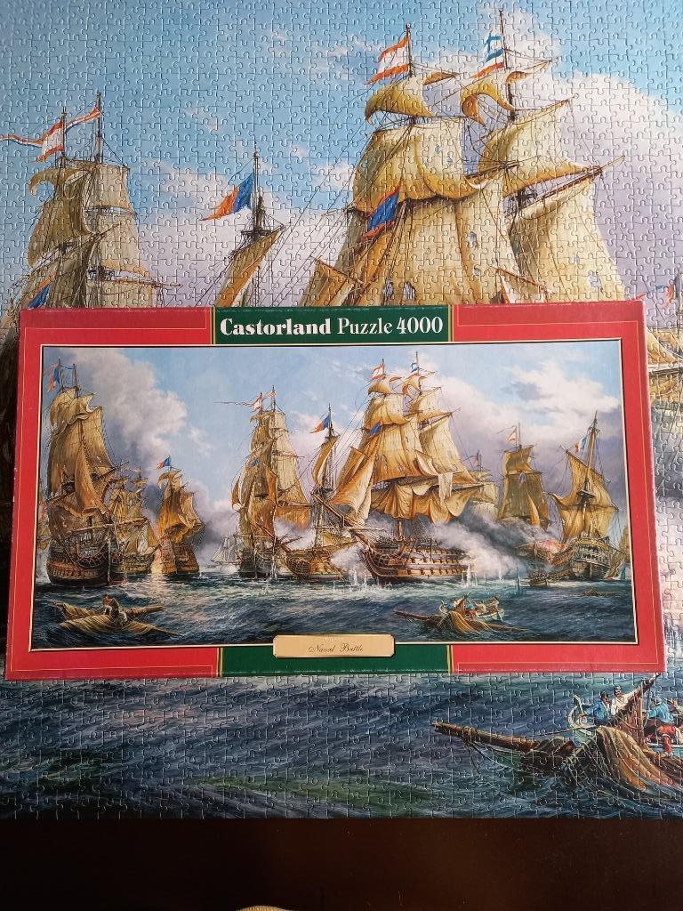Puzzle 4000 pièces, Enlèvement, Plus de 1 500 pièces, Utilisé, Puzzle
