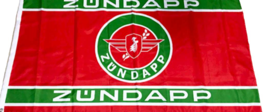 Vlag Zundapp - 60 x 90 cm, Motoren, Ophalen of Verzenden, Nieuw