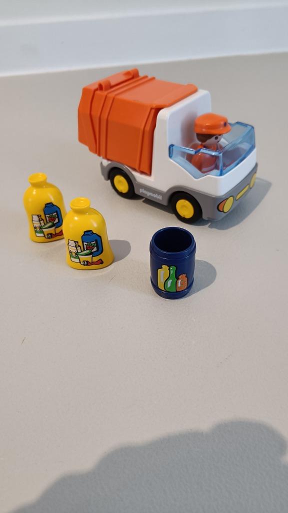 Playmobil vuilniswagen, Ophalen of Verzenden, Zo goed als nieuw, Complete set