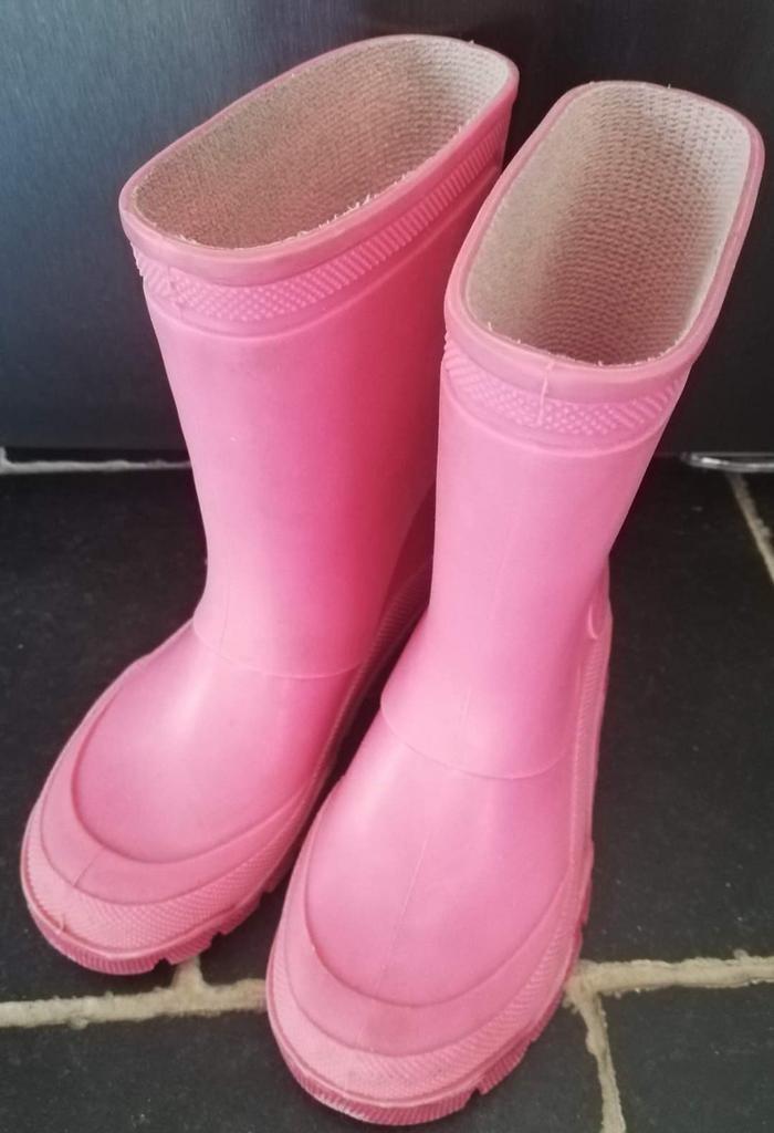 Roze regenlaarsjes maat 26-27, Meisje, Ophalen of Verzenden, Laarzen, Zo goed als nieuw