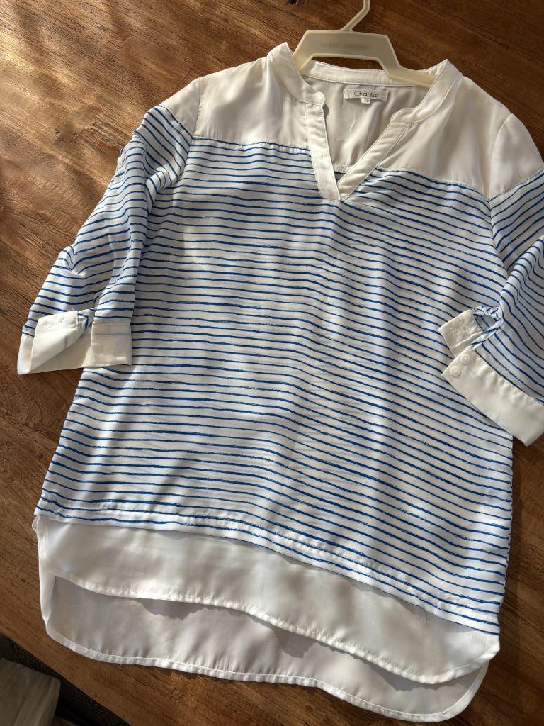 Blouse vintage maat 40, Kleding | Dames, Maat 38/40 (M), Wit, Ophalen of Verzenden, Charlise