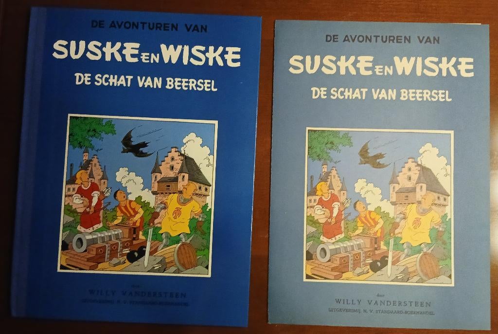 Schat van Beersel ’86 grform – gesign Vdstn+Geerts – 100 ex, Boeken, Willy Vandersteen, Eén stripboek, Nieuw, Ophalen of Verzenden