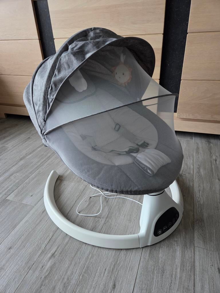 Moxica Babyswing Grijs/wit, Kinderen en Baby's, Ophalen