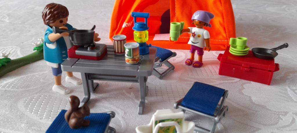 Playmobil tente camping, Enlèvement, Comme neuf