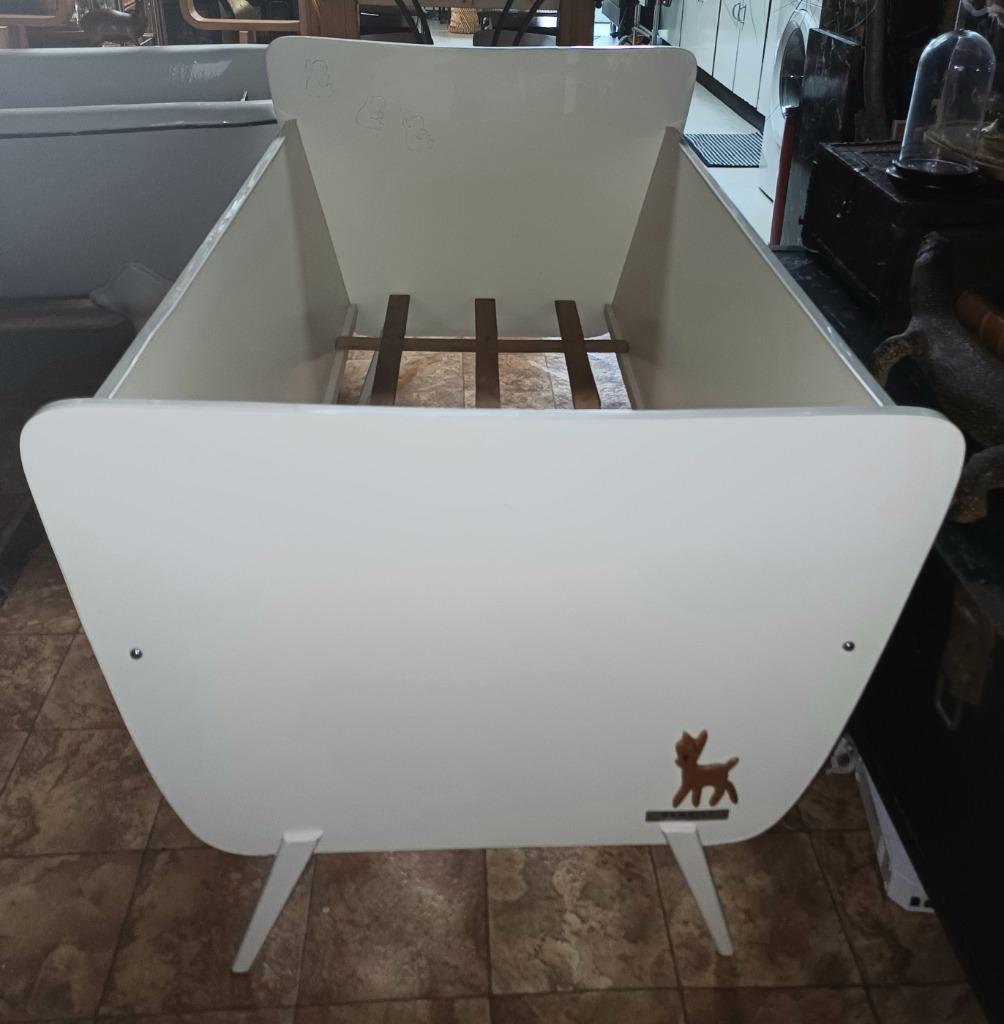 Vintage bedje, 70 à 85 cm, Utilisé, Moins de 140 cm, Enlèvement