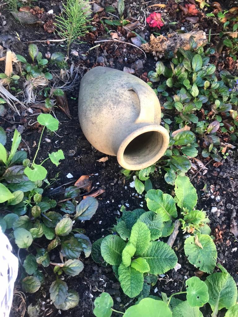 Kruik 30cm., Tuin en Terras, Ophalen of Verzenden, Zo goed als nieuw