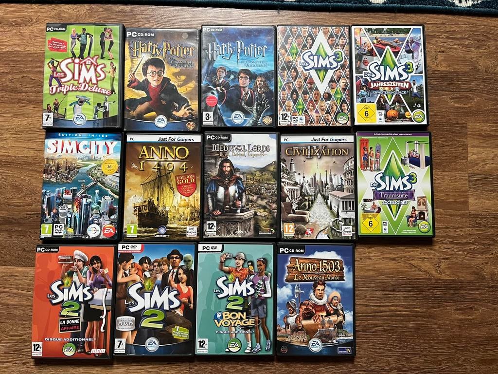 Veel videogames voor pc - jaren 2000, Games en Spelcomputers, Games | Pc, Ophalen of Verzenden