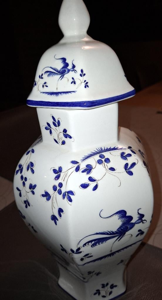 vase en céramique bleu et blanc, Enlèvement ou Envoi