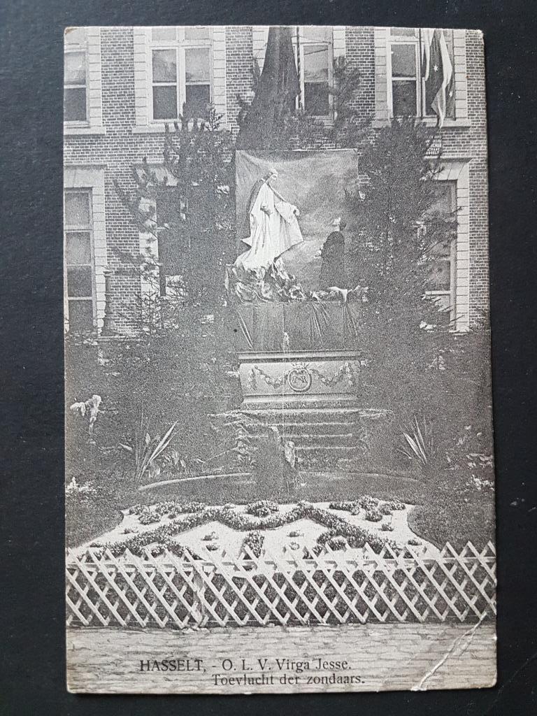 Postkaart Hasselt O.L.Vr. Virga Jesse Toevlucht zondaars, Ophalen of Verzenden, Voor 1920, Ongelopen, Limburg