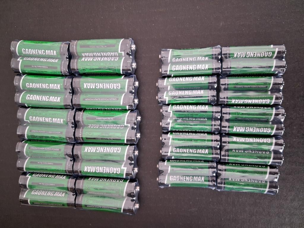 40 Batterijen Nieuwe staat AA-AAA, Audio, Tv en Foto, Accu's en Batterijen, Verzenden, Nieuw