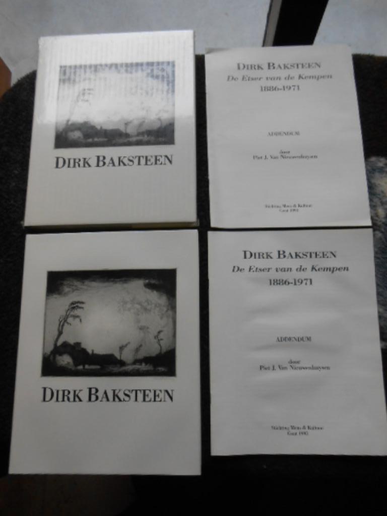 Boek Dirk Baksteen en addendum door Van Nieuwenhuysen, Ophalen of Verzenden