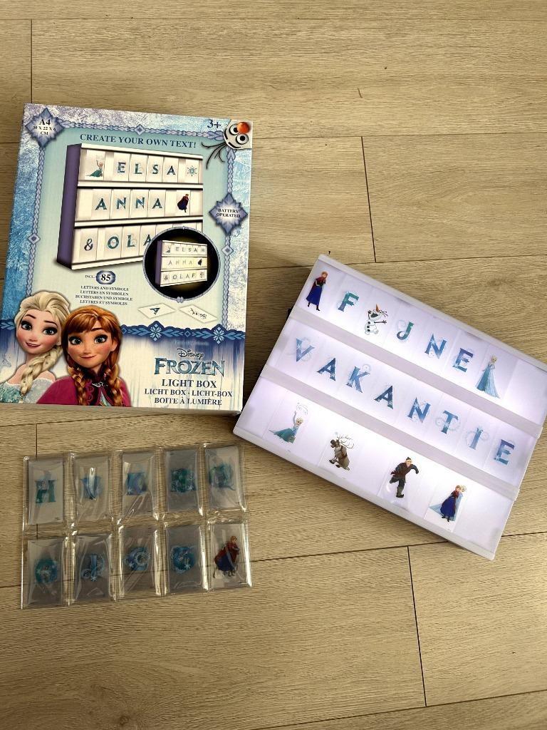 Lichtbox Frozen en Paw patrol, Kinderen en Baby's, Ophalen of Verzenden, Zo goed als nieuw