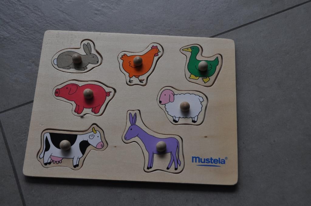 Legpuzzel boerderijdieren, 2 à 4 ans, Enlèvement, Utilisé, Moins de 10 pièces