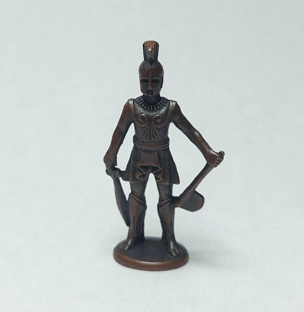 Metal Griechische Krieger Spartaner Hoplit 1 Brüniert, Collections, Œufs à surprise, Utilisé, Figurines, Enlèvement ou Envoi