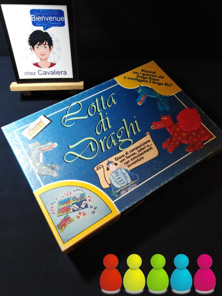Lotta di Draghi - Dragon Combat - Bordspel - Lisci, Hobby en Vrije tijd, Gezelschapsspellen | Overige, Gebruikt, Een of twee spelers