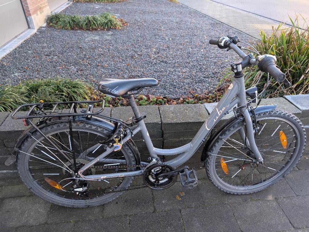 cube - 24 inch - meisje - touring/stad/mtb, Fietsen en Brommers, Ophalen, Versnellingen, CUBE, Gebruikt