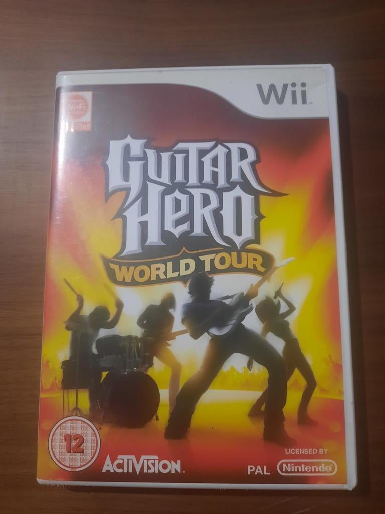 Wii Guitar Hero World Tour, Games en Spelcomputers, Games | Nintendo Wii, Ophalen of Verzenden, Gebruikt