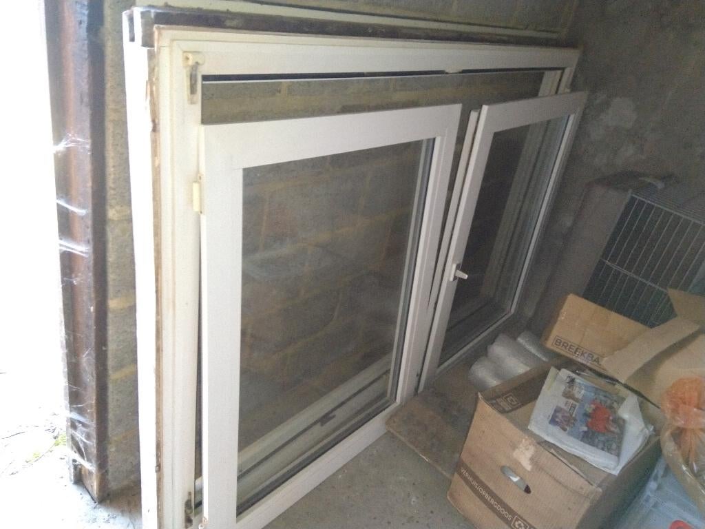 fenêtres à double vitrage en PVC, Enlèvement, Utilisé, Fenêtre de façade ou Vitre, Double vitrage