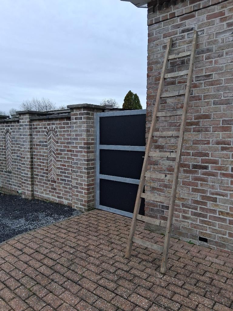 Houten ladder, Doe-het-zelf en Bouw, Ophalen, Gebruikt, Ladder, 2 tot 4 meter