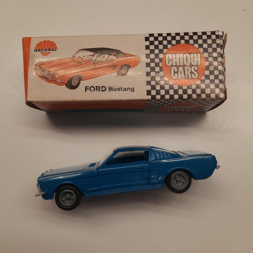 NACORAL CHIQUI CARS 1/43: FORD MUSTANG FB*NEW*VINTAGE*, Ophalen, Nieuw, Auto, Overige merken