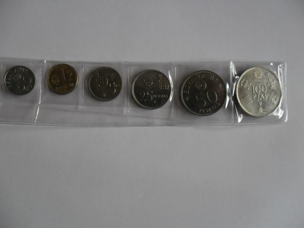 Très beau set monnaies Espagne mondial foot 1982 , Timbres & Monnaies, Enlèvement ou Envoi, Autres pays, Monnaie en vrac