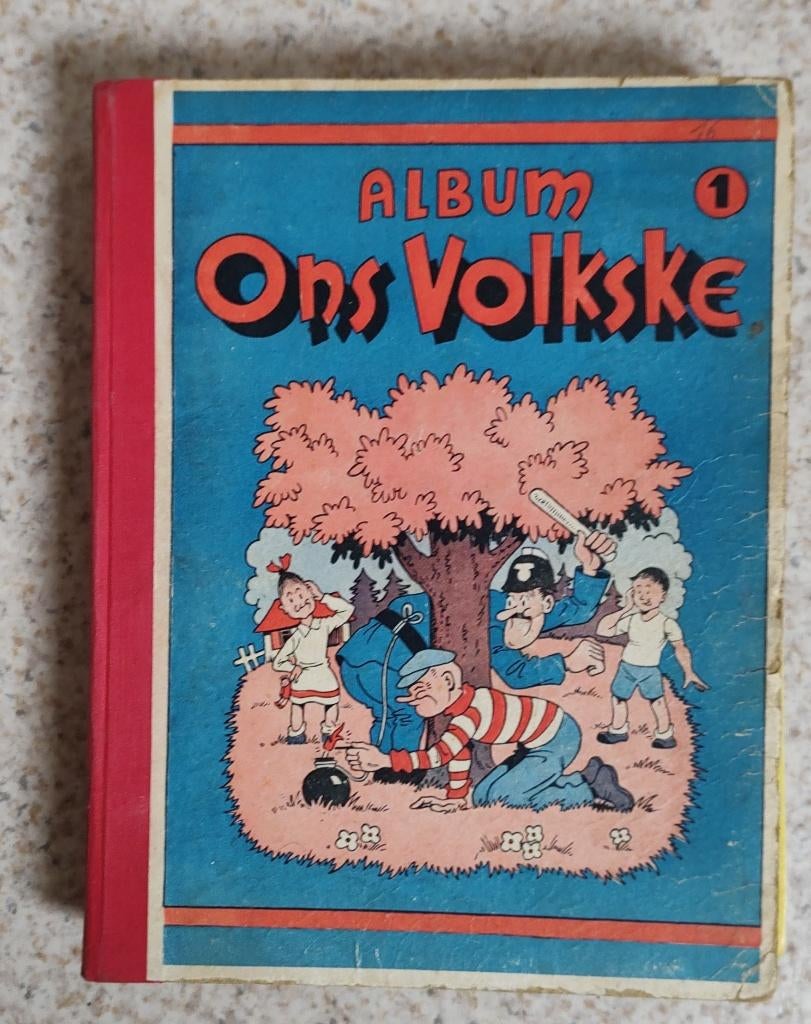 Ons Volkske - 3 albums - volledige jaargang 1951, Boeken, Stripverhalen, Gelezen, Ophalen of Verzenden, Willy Vandersteen, Complete serie of reeks