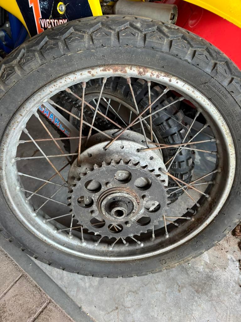Achterwiel Honda CB450 K 1972-, Motoren, Ophalen of Verzenden, Gebruikt