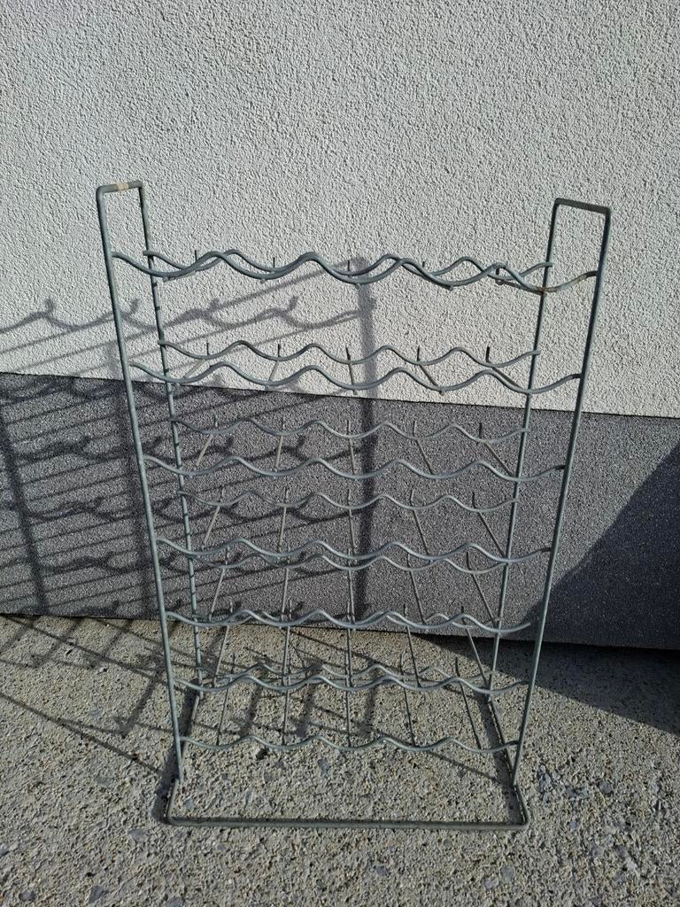 Porte bouteilles en métal, Enlèvement, Utilisé, Métal