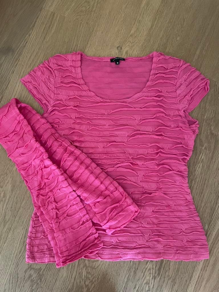 T-shirt Caroline Biss met sjaal maat 36, Ophalen of Verzenden, Zo goed als nieuw, Maat 36 (S)