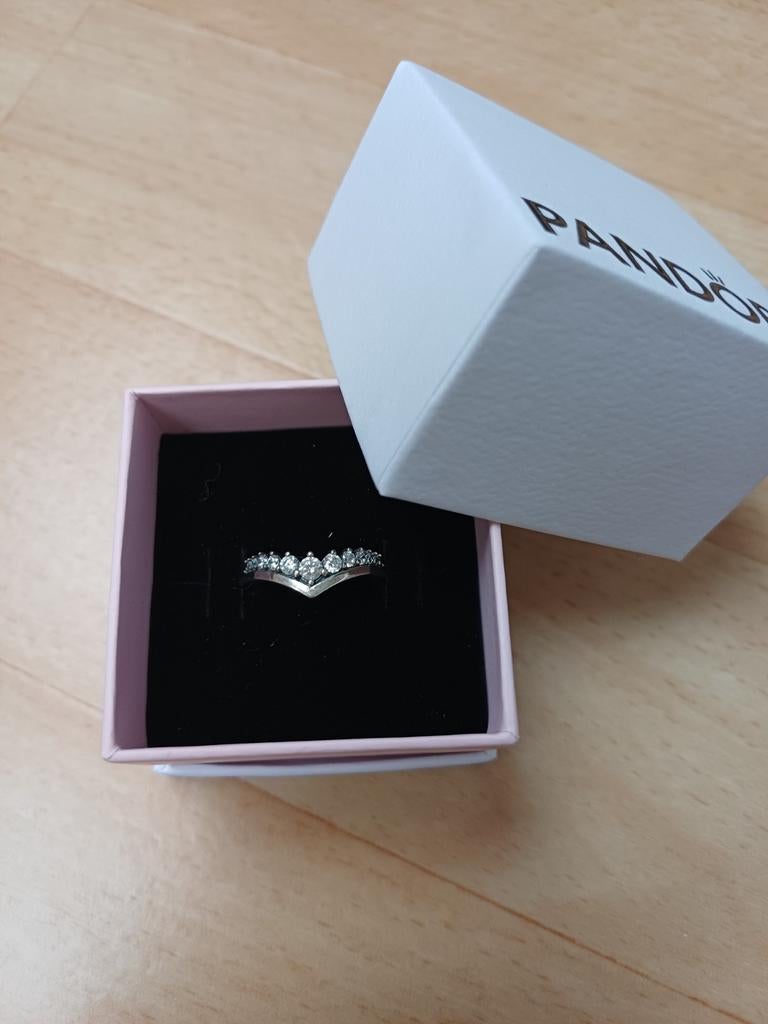 Ring Pandora maat 50, Handtassen en Accessoires, Ringen, Ophalen of Verzenden, Zo goed als nieuw
