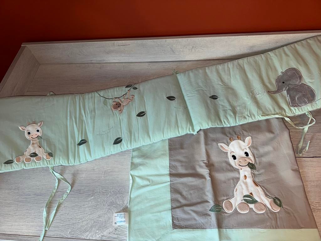 Park/box omranding + hoeslaken, Kinderen en Baby's, Ophalen, Zo goed als nieuw