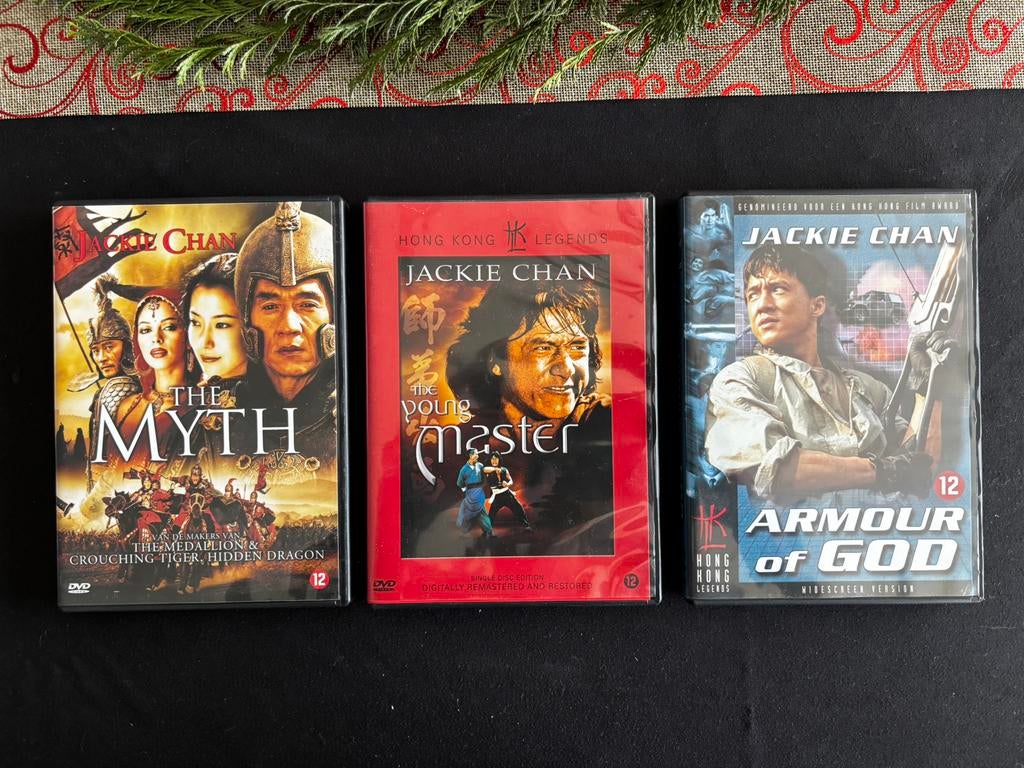 3 dvd’s van Jackie Chan, Vanaf 12 jaar, Ophalen of Verzenden, Zo goed als nieuw, Actie