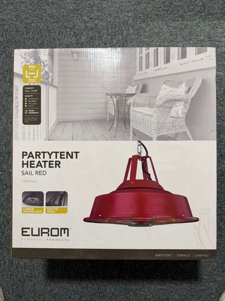 Eurom Partytent Heater, Ophalen, Nieuw, Elektrisch