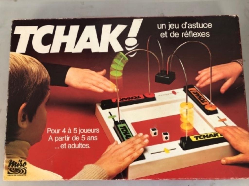 TCHAK - super jeu vintage années 80 - Miro  - complet, Enlèvement ou Envoi