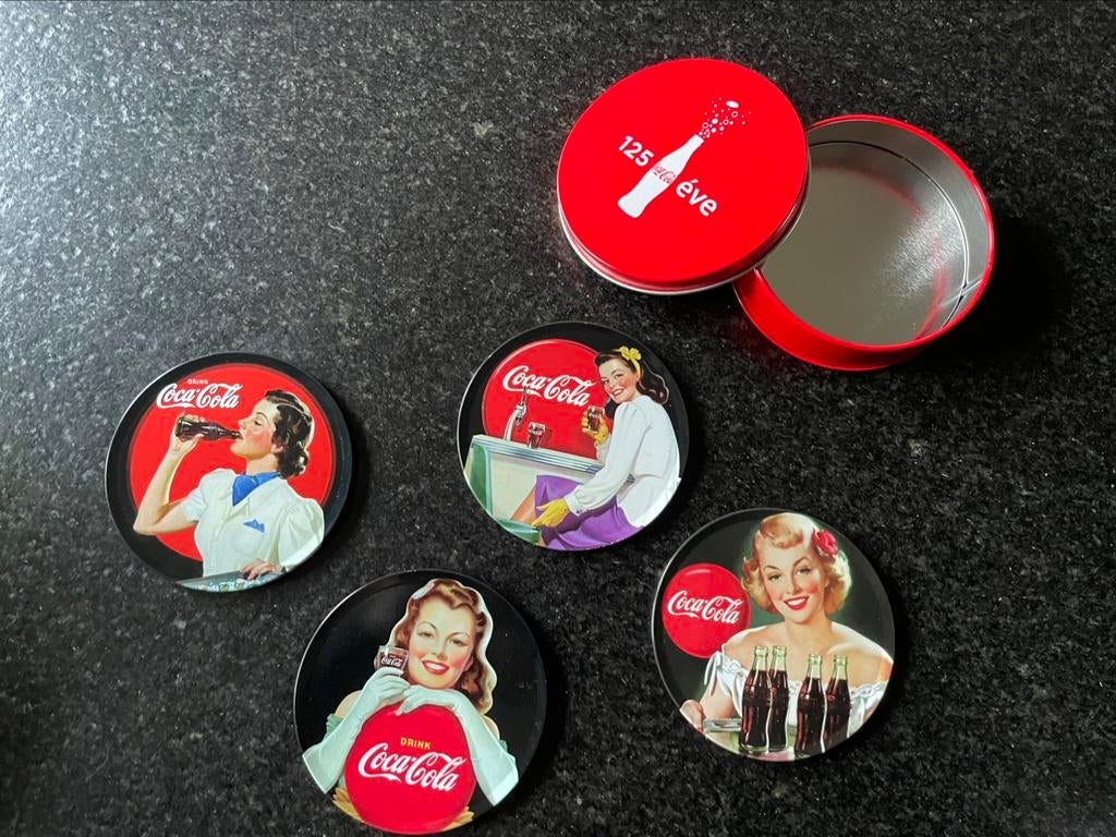 Onderzetters Coca cola 125 jaar, Enlèvement ou Envoi, Comme neuf