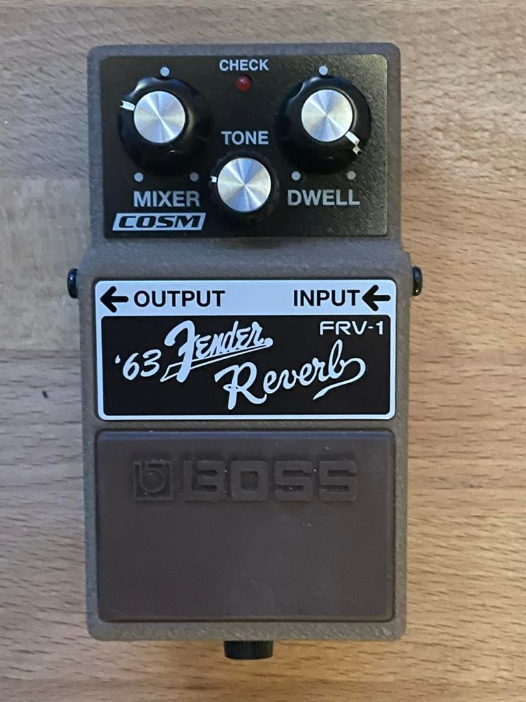 boss FRV-1 '63 fender reverb, Ophalen of Verzenden, Zo goed als nieuw, Reverb