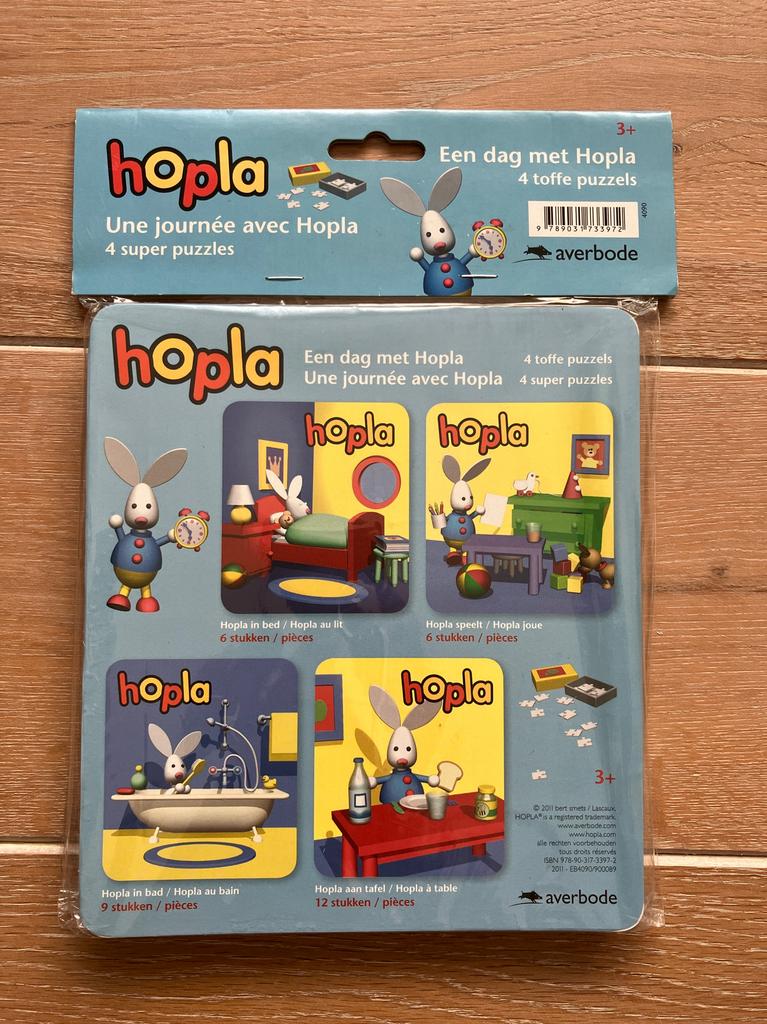 Hopla puzzels 4 stuks (Averbode), Ophalen of Verzenden, Nieuw