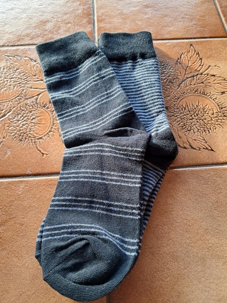 Lot de 2 paires de chaussettes lignées marines 39-42 H&M, Vêtements | Hommes, Chaussettes & Bas, Neuf, Taille 39 à 42, Enlèvement ou Envoi