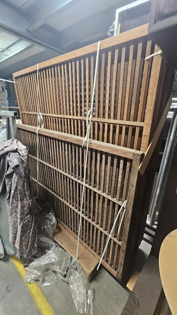 Schutsels in teak hout., Doe-het-zelf en Bouw, Ophalen, Gebruikt
