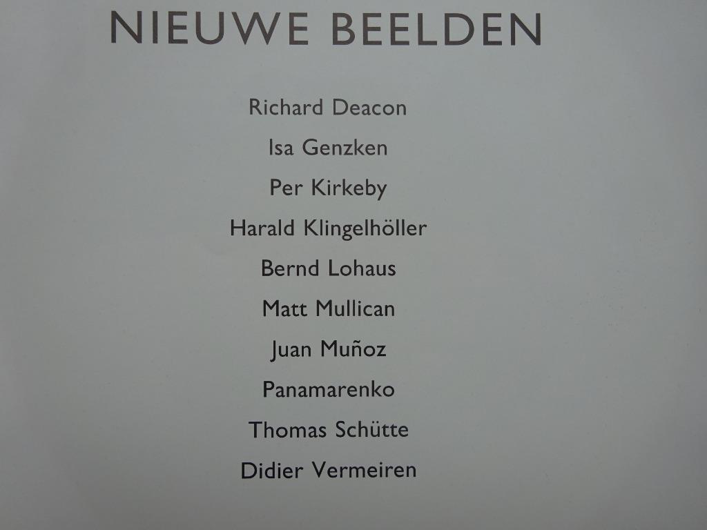 1993 Middelheim, nieuwe beelden, Panamarenko, Munoz, Deacon, Ophalen of Verzenden, Zo goed als nieuw, Beeldhouwkunst