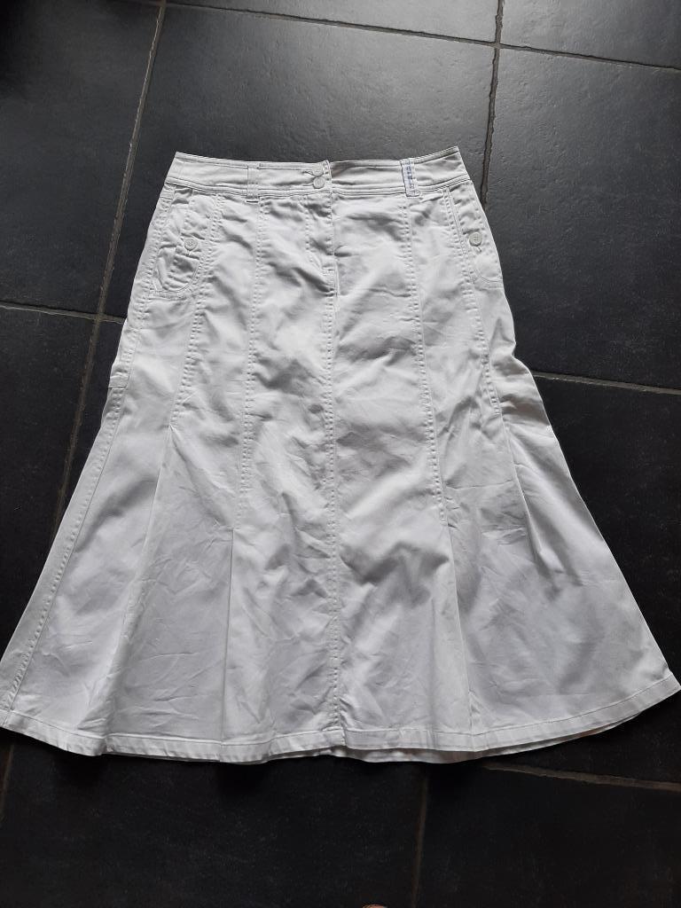 One Touch witte lange rok, Wit, Ophalen of Verzenden, One Touch, Maat 36 (S)